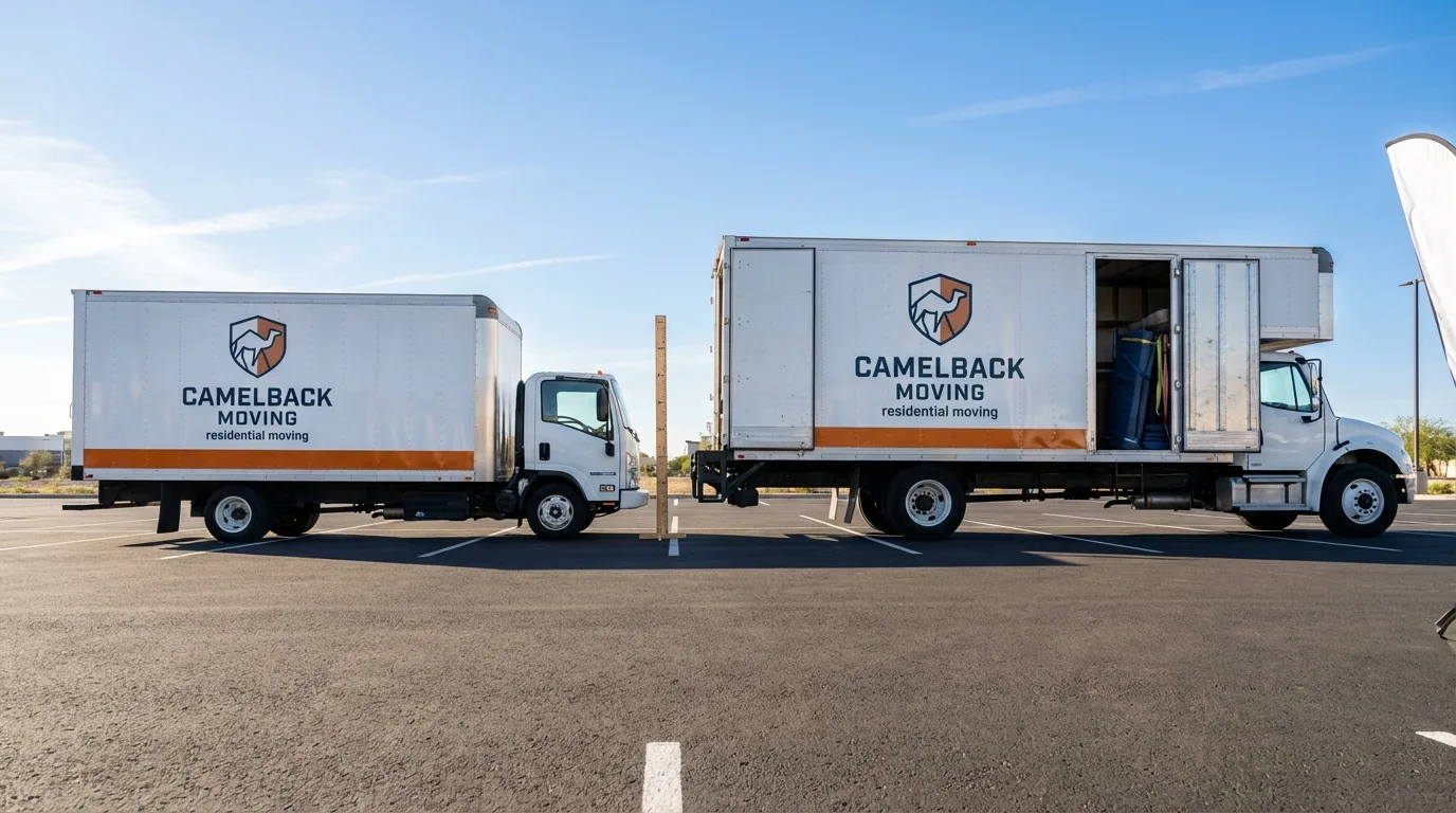 Moving truck size capacity guide in Crooksville
